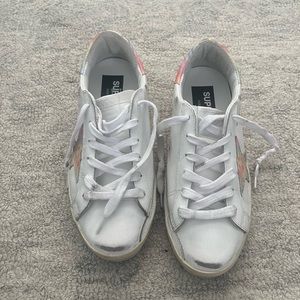 SOLD Brand New Auth Golden Goose Superstar Sneakers 37 in White/Creamsicle